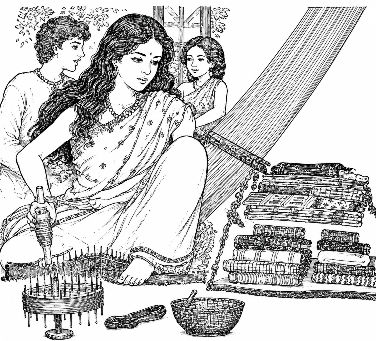 THE LAZY WOMAN AND THE INDUSTRIOUS WOMAN