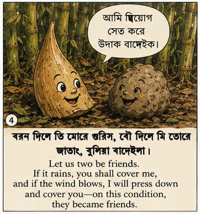 A Clay Lump and a Bamboo Husk